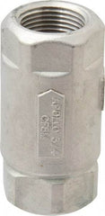 Conbraco - 3/4" Stainless Steel Check Valve - Inline, FNPT x FNPT - All Tool & Supply