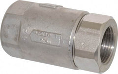 Conbraco - 1" Stainless Steel Check Valve - Inline, FNPT x FNPT - All Tool & Supply