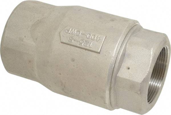 Conbraco - 2" Stainless Steel Check Valve - Inline, FNPT x FNPT - All Tool & Supply