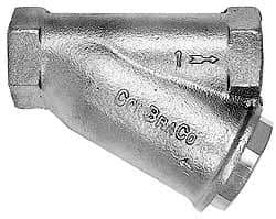 Conbraco - 1/8" Pipe, FNPT Ends, Cast Bronze Y-Strainer - 400 psi WOG Rating - All Tool & Supply