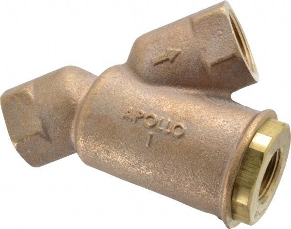 Conbraco - 1" Pipe, FNPT Ends, Cast Bronze Y-Strainer - 400 psi WOG Rating - All Tool & Supply