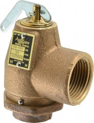 Conbraco - 3/4" Inlet, 1" Outlet, ASME Safety Relief Valve - 50 Max psi, Bronze, 1,035,000 BTUs - All Tool & Supply