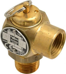 Conbraco - 1/2" Inlet, 1/2" Outlet, ASME Safety Relief Valve - 40 Max psi, Bronze, 305,000 BTUs - All Tool & Supply