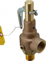 Conbraco - 3/4" Inlet, 1" Outlet, High Pressure Safety Relief Valve - 150 Max psi, Bronze, 1,653 Lb per Hour - All Tool & Supply