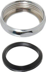 Federal Process - 1-1/4 Inch Pipe, Slip Joint Nut - Chrome Plated, Cast Brass - All Tool & Supply