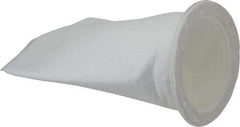 Pentair - 5 Micron, Size 5, Semi Rigid Bag Filter - 4 Inch Diameter, 8.25 Inch Long, 3/4 Sq. Ft. - All Tool & Supply