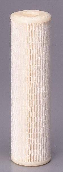 Pentair - 4-1/2" OD, 50µ, Non-Woven Polyester Pleated Cartridge Filter - 9-3/4" Long, Reduces Sediments - All Tool & Supply