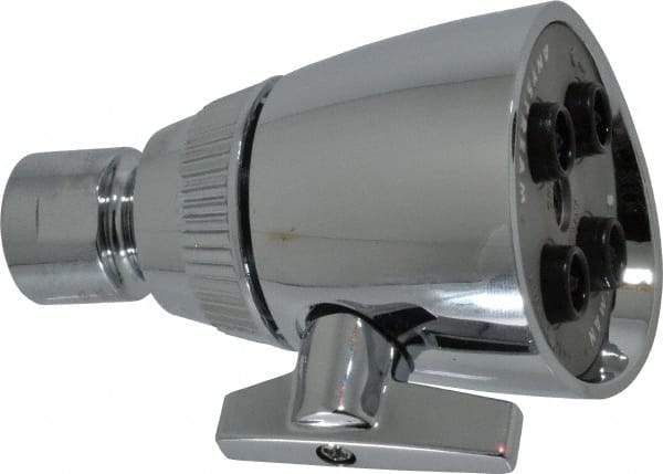 Speakman - 2.5 GPM, 2-1/4 Face Diameter, Shower Head with Brass Ball Joint - 32 Sprayers, Brass and Lexan - All Tool & Supply