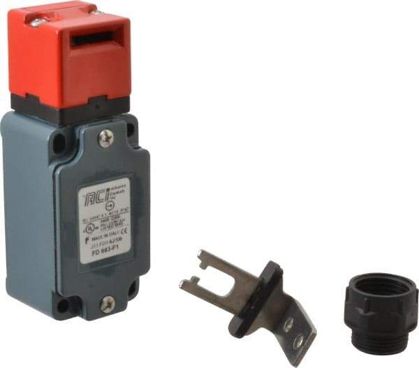 ACI - 10 Amp, 24-300 VDC, 250-600 VAC, 2 Pole Fused Safety Switch - 10 Amp, 24-300 VDC, 250-600 VAC, 1.57 Inch Wide x 1-1/2 Inch Deep x 4.29 Inch High, Nonmetallic, NO/NC Contact Configuration - All Tool & Supply