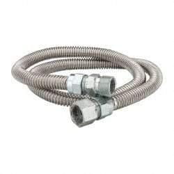 Dormont - 3/4" Inlet, 3/4" Outlet FIP x MIP Gas Connector - 48" Long, 1/2" Hose ID - All Tool & Supply