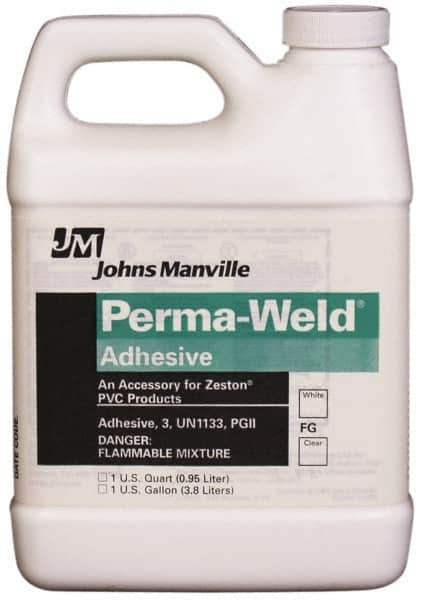 Made in USA - Pipe Insulation Contact Adhesive - 1 Qt - All Tool & Supply