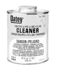 Oatey - 1 Gal All-Purpose Cleaner - Clear, Use with ABS, PVC & CPVC For All Diameters - All Tool & Supply