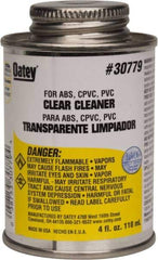 Oatey - 4 oz All-Purpose Cleaner - Clear, Use with ABS, PVC & CPVC For All Diameters - All Tool & Supply