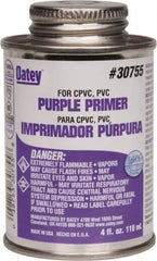 Oatey - 4 oz All Purpose Primer/Cleaner - Purple, Use with PVC & CPVC - All Tool & Supply