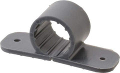 Oatey - 1/2" Pipe, Standard Pipe Clamp - Gray, Polypropylene - All Tool & Supply