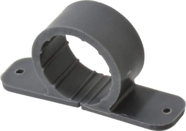 Oatey - 1" Pipe, Standard Pipe Clamp - Gray, Polypropylene - All Tool & Supply