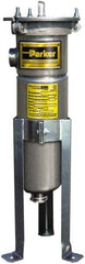 Parker - 2 Inch, Stainless Steel, Bag Filter Housing - FNPT End Connection, 160 GPM Max Flow - All Tool & Supply