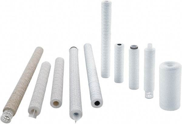 Parker - 2-1/2" OD, 50µ, Cotton String-Wound Cartridge Filter - 30" Long - All Tool & Supply