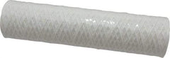 Parker - 2-1/2" OD, 5µ, Cotton String-Wound Cartridge Filter - 10" Long - All Tool & Supply