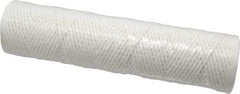 Parker - 2-1/2" OD, 10µ, Cotton String-Wound Cartridge Filter - 10" Long - All Tool & Supply