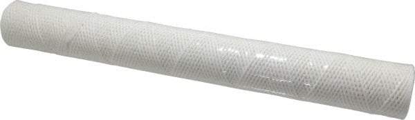 Parker - 2-1/2" OD, 10µ, Cotton String-Wound Cartridge Filter - 20" Long - All Tool & Supply