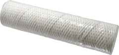 Parker - 2-1/2" OD, 25µ, Cotton String-Wound Cartridge Filter - 10" Long - All Tool & Supply