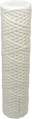 Parker - 2-1/2" OD, 50µ, Cotton String-Wound Cartridge Filter - 10" Long - All Tool & Supply