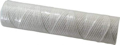 Parker - 2-1/2" OD, 10µ, Cotton String-Wound Cartridge Filter - 10" Long - All Tool & Supply