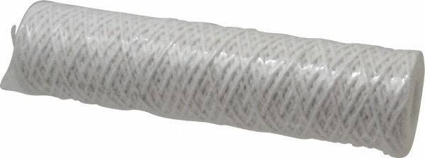 Parker - 2-1/2" OD, 5µ, Acetate Cotton String-Wound Cartridge Filter - 10" Long - All Tool & Supply