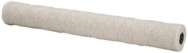 Parker - 2-1/2" OD, 10µ, Acetate Cotton String-Wound Cartridge Filter - 20" Long - All Tool & Supply