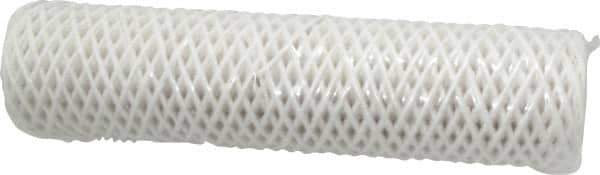 Parker - 2-1/2" OD, 50µ, Acetate Cotton String-Wound Cartridge Filter - 10" Long - All Tool & Supply