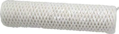 Parker - 2-1/2" OD, 50µ, Acetate Cotton String-Wound Cartridge Filter - 10" Long - All Tool & Supply