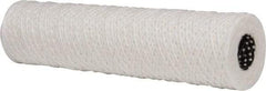 Parker - 2-1/2" OD, 5µ, Cotton String-Wound Cartridge Filter - 10" Long - All Tool & Supply