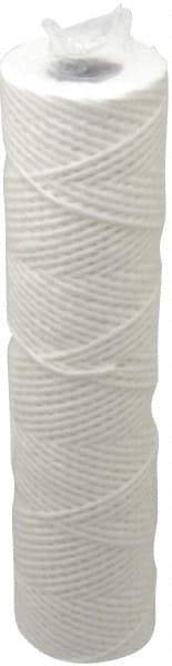 Parker - 2-1/2" OD, 10µ, Cotton String-Wound Cartridge Filter - 10" Long - All Tool & Supply