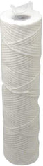 Parker - 2-1/2" OD, 10µ, Cotton String-Wound Cartridge Filter - 10" Long - All Tool & Supply