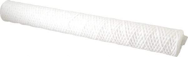 Parker - 2-1/2" OD, 50µ, Acetate Cotton String-Wound Cartridge Filter - 20" Long - All Tool & Supply