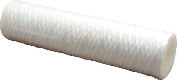 Parker - 2-1/2" OD, 5µ, Polypropylene Cotton String-Wound Cartridge Filter - 10" Long - All Tool & Supply