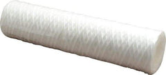 Parker - 2-1/2" OD, 5µ, Polypropylene Cotton String-Wound Cartridge Filter - 10" Long - All Tool & Supply