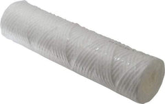 Parker - 2-1/2" OD, 25µ, Polypropylene Cotton String-Wound Cartridge Filter - 10" Long - All Tool & Supply