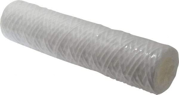 Parker - 2-1/2" OD, 50µ, Polypropylene Cotton String-Wound Cartridge Filter - 10" Long - All Tool & Supply