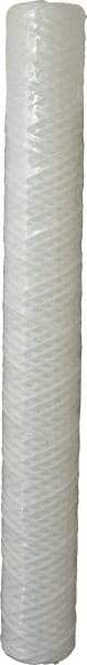 Parker - 2-1/2" OD, 50µ, Polypropylene Cotton String-Wound Cartridge Filter - 20" Long - All Tool & Supply