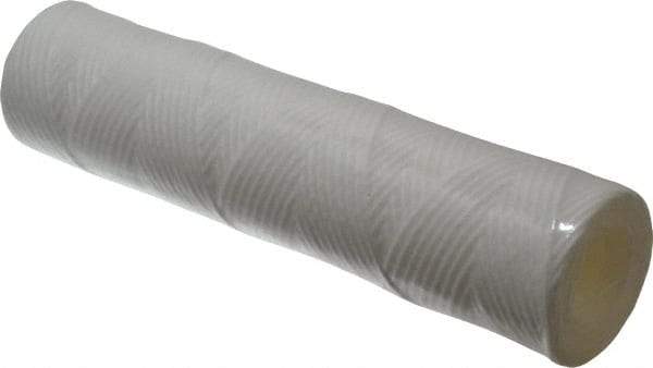 Parker - 2-1/2" OD, 10µ, Polypropylene Cotton String-Wound Cartridge Filter - 10" Long - All Tool & Supply