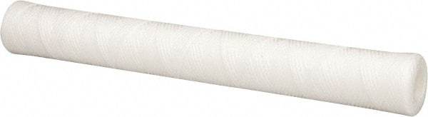 Parker - 2-1/2" OD, 10µ, Polypropylene Cotton String-Wound Cartridge Filter - 20" Long - All Tool & Supply