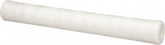 Parker - 2-1/2" OD, 10µ, Polypropylene Cotton String-Wound Cartridge Filter - 20" Long - All Tool & Supply