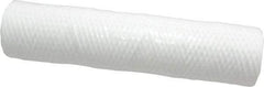 Parker - 2-1/2" OD, 25µ, Polypropylene Cotton String-Wound Cartridge Filter - 10" Long - All Tool & Supply