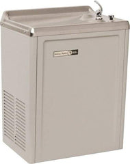 Halsey Taylor - 4 GPH Cooling Capacity Compact Flush Wall Mounted Water Cooler & Fountain - Vinyl Cabinet, 230 Watts, 2.5 Full Load Amperage, 0.16 hp - All Tool & Supply