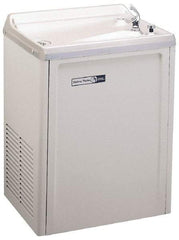 Halsey Taylor - 7.6 GPH Cooling Capacity Compact Flush Wall Mounted Water Cooler & Fountain - Vinyl Cabinet, 370 Watts, 4.0 Full Load Amperage, 0.16 hp - All Tool & Supply