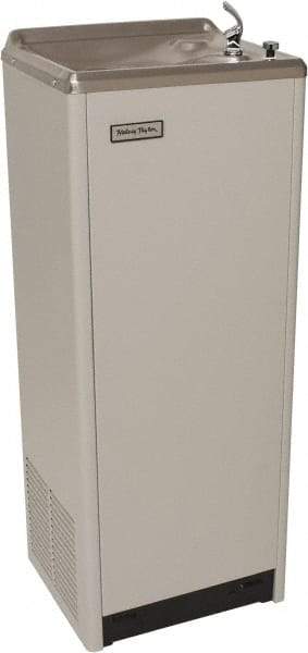 Halsey Taylor - 13.5 GPH Cooling Capacity Deluxe Floor Standing Water Cooler & Fountain - Vinyl Cabinet, 690 Watts, 7.5 Full Load Amperage, 0.2 hp - All Tool & Supply