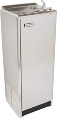 Halsey Taylor - 14 GPH Cooling Capacity Deluxe Floor Standing Water Cooler & Fountain - In-Wall, 0.2 hp, Stainless Steel - All Tool & Supply