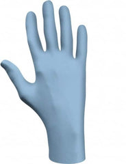 SHOWA - Size XL, 4 mil, Food Grade, Powder Free Nitrile Disposable Gloves - Exact Industrial Supply